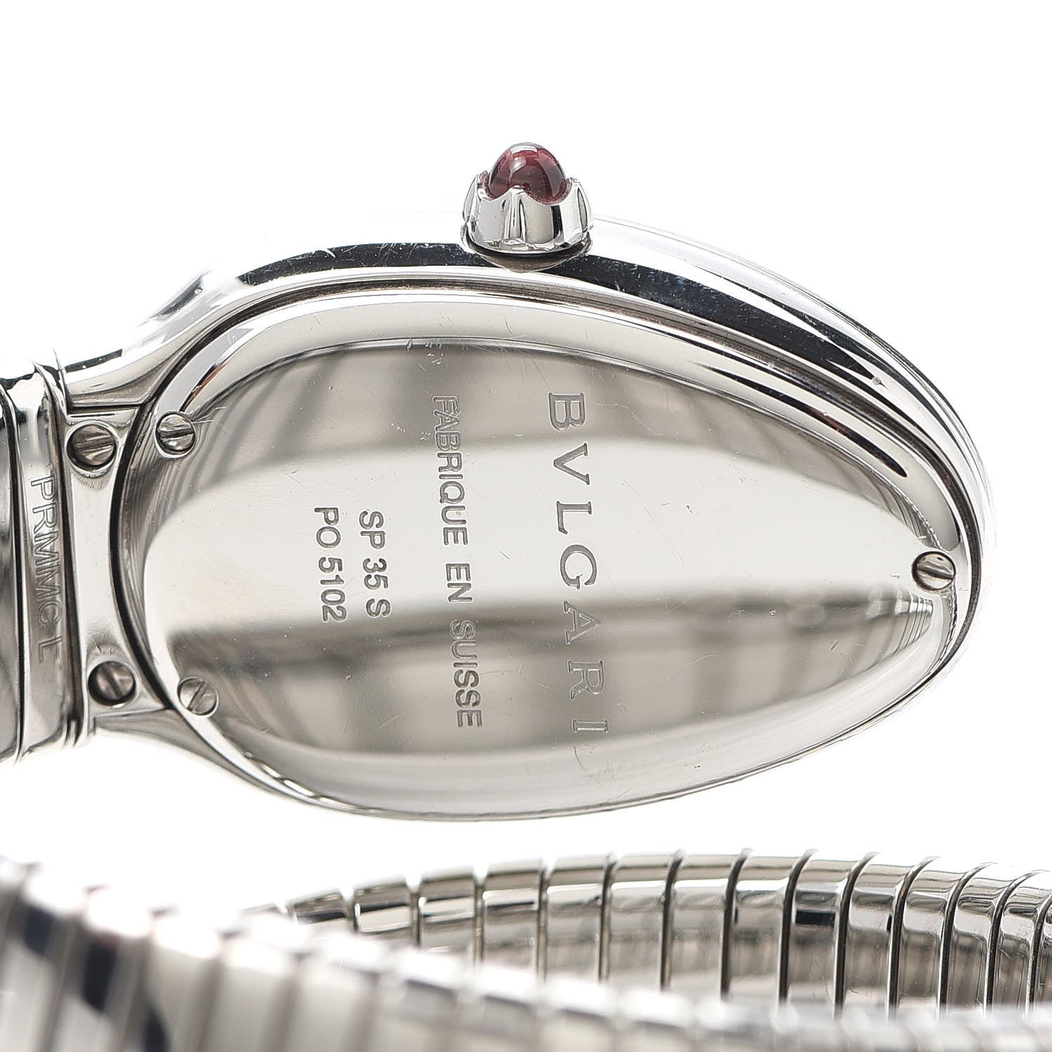 Bulgari Stainless Steel 35mm Serpenti Tubogas Quartz Watch 4 of 4