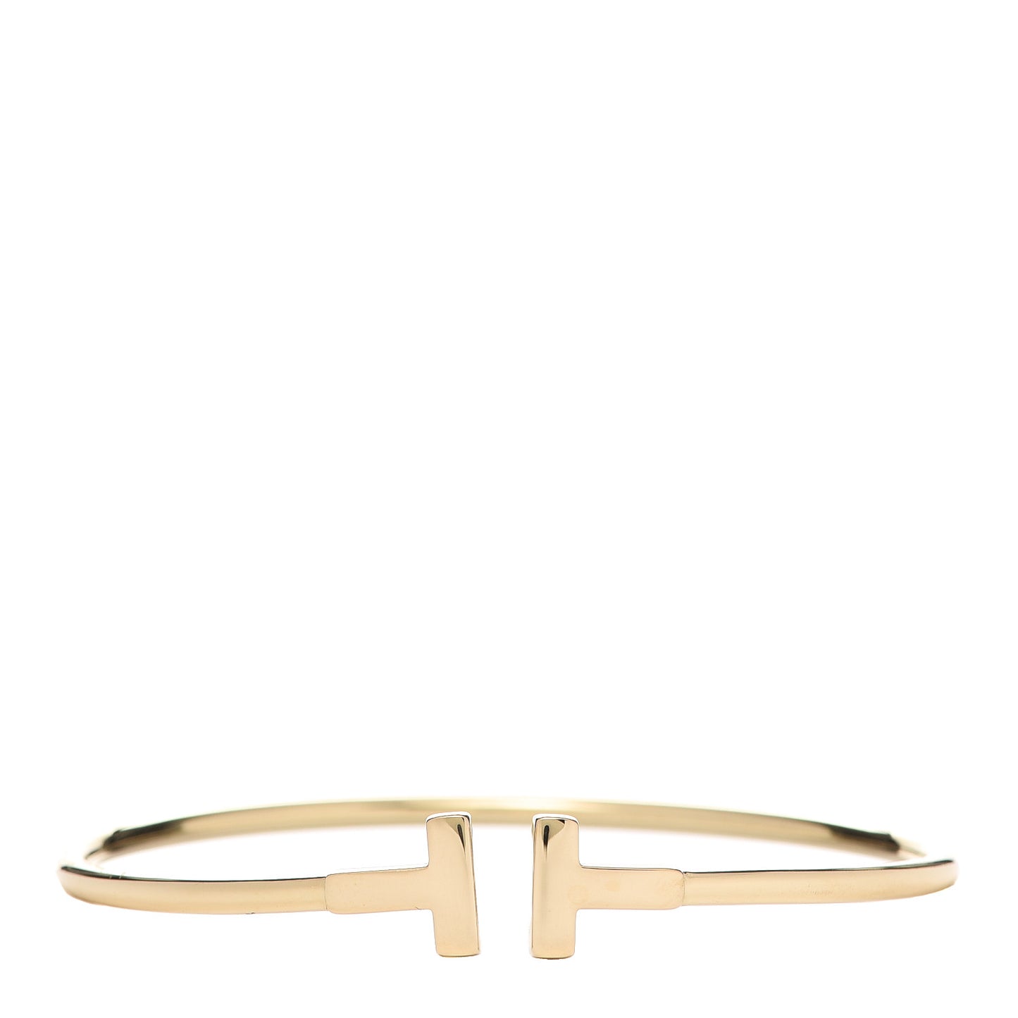 18K Yellow Gold T Wire Bracelet