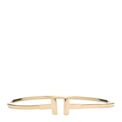 Tiffany 18K Yellow Gold T Wire Bracelet 1 of 5