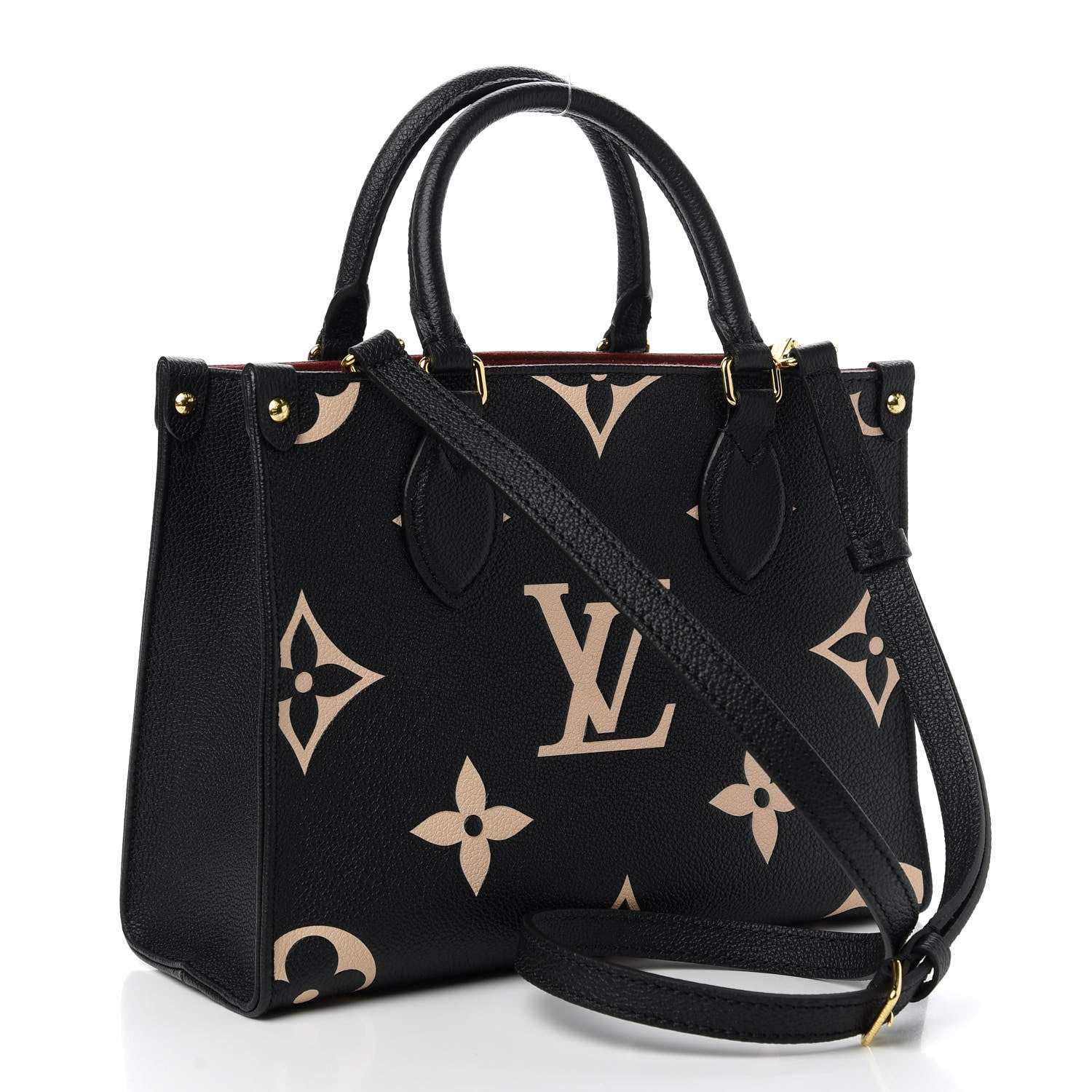 Louis Vuitton Empreinte Monogram Giant Onthego PM Black Beige 3 of 11