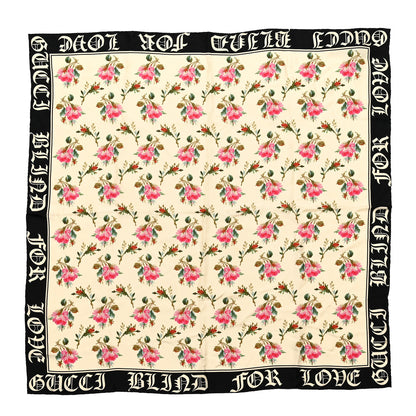 Gucci Silk Flower Print Scarf 1 of 3