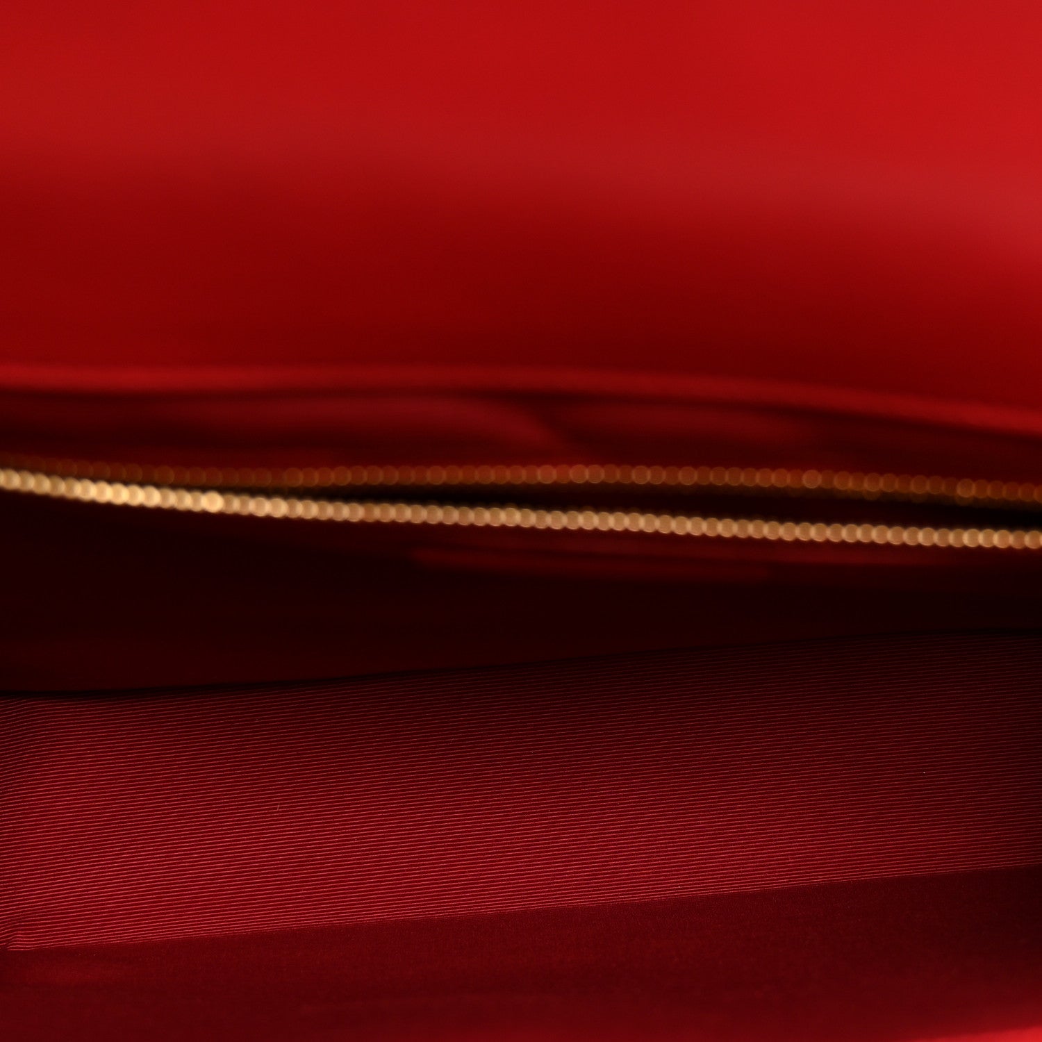 Saint Laurent Smooth Calfskin Matelasse Chevron Large Monogram Satchel Red 5 of 12