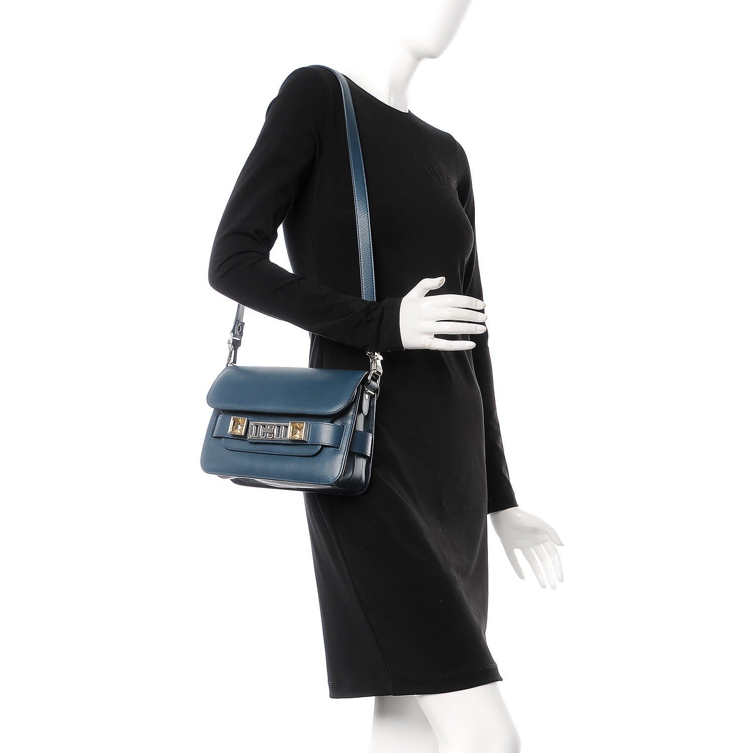 Proenza Schouler Calfskin Mini PS11 Classic Shoulder Bag Night Club 2 of 26
