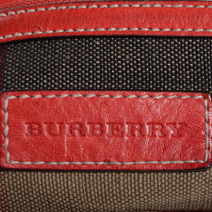 Burberry Canvas Large Mega Check Maidstone Cadmium Red 7 of 11