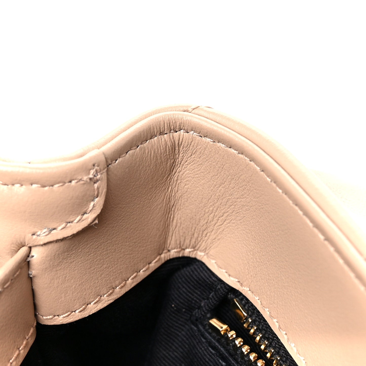 Calfskin Y Quilted Monogram Toy Loulou Crossbody Bag Dark Beige
