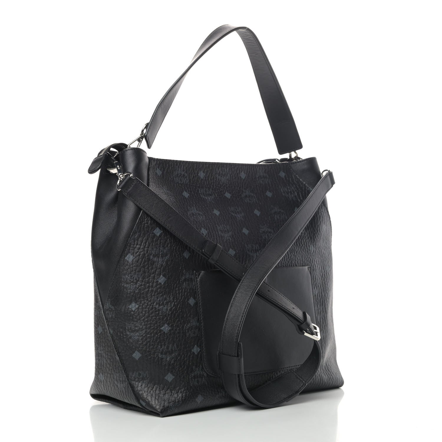 MCM Visetos Large Klara Hobo Black 2 of 5