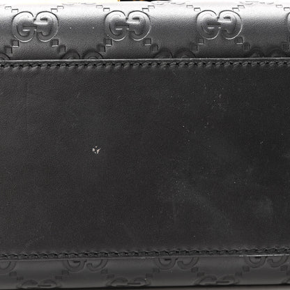 Gucci Guccissima Medium Padlock Shoulder Bag Black 14 of 15