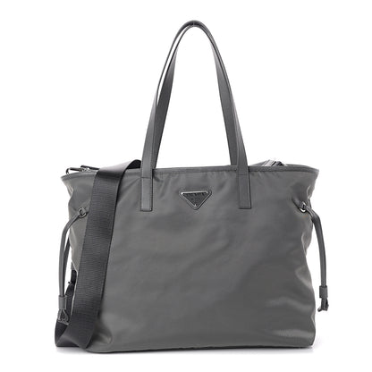 Prada Tessuto Nylon Saffiano Tote Ardesia 1 of 8