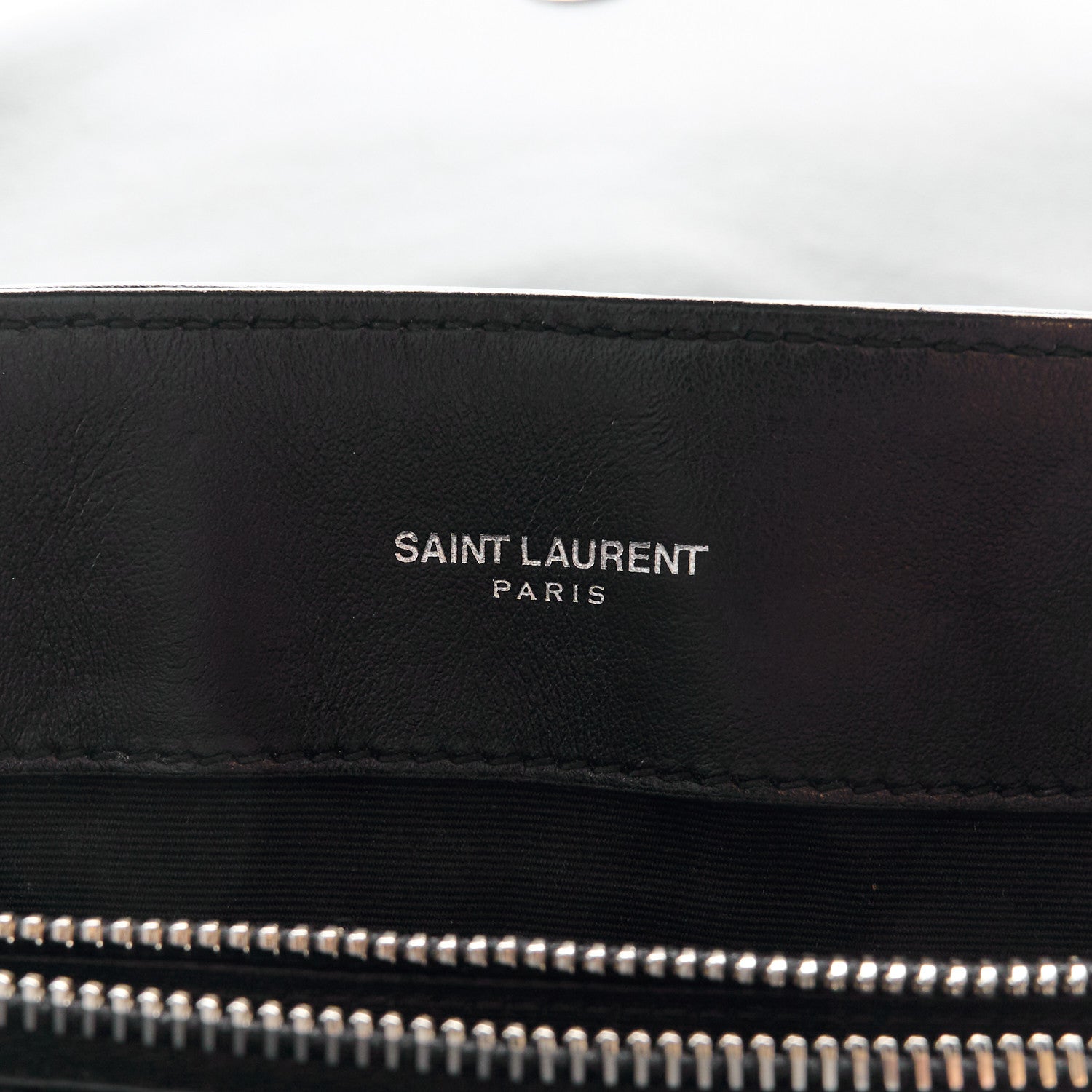 Saint Laurent Calfskin Y Quilted Monogram Medium Loulou Satchel Black 6 of 11
