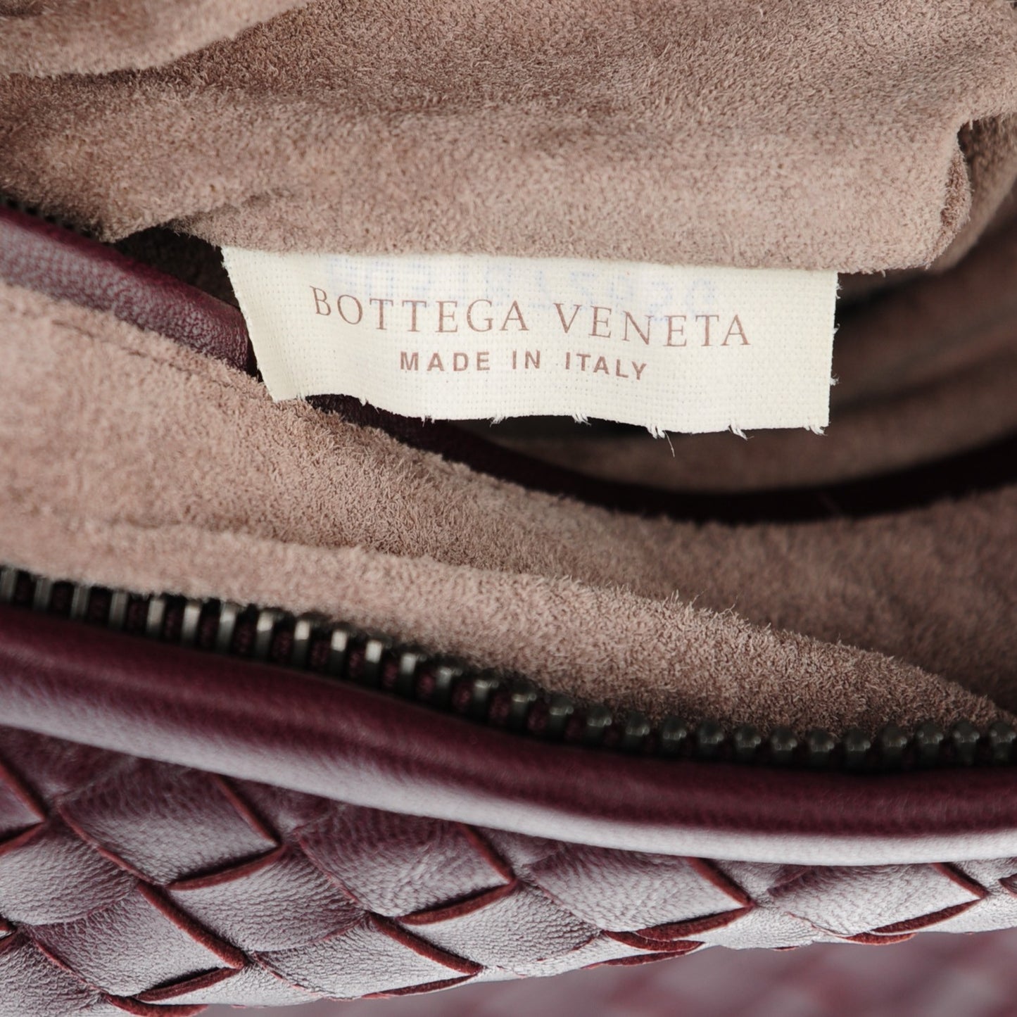 Nappa Intrecciato Large Veneta Hobo Aubergine