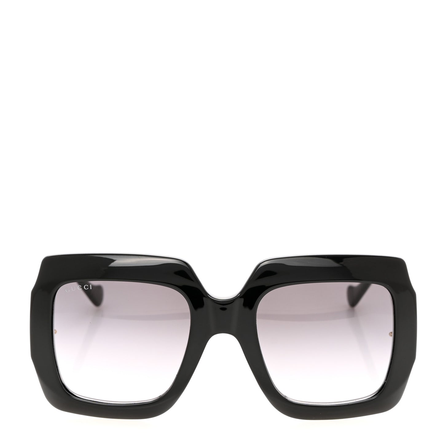 Acetate Square Frame Chain Sunglasses GG1022S Black