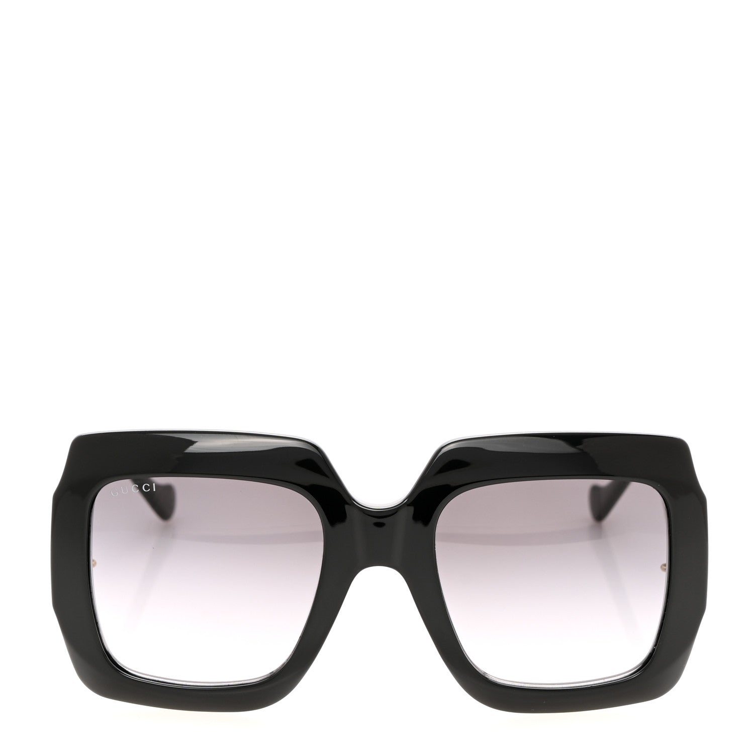 Gucci Acetate Square Frame Chain Sunglasses GG1022S Black 2 of 8