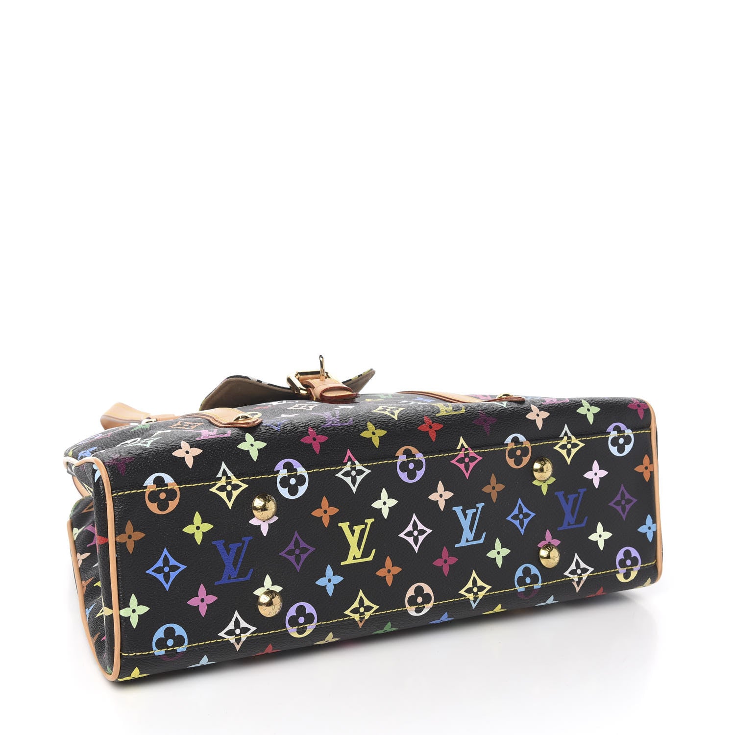 Louis Vuitton Monogram Multicolor Aurelia MM Black 3 of 8