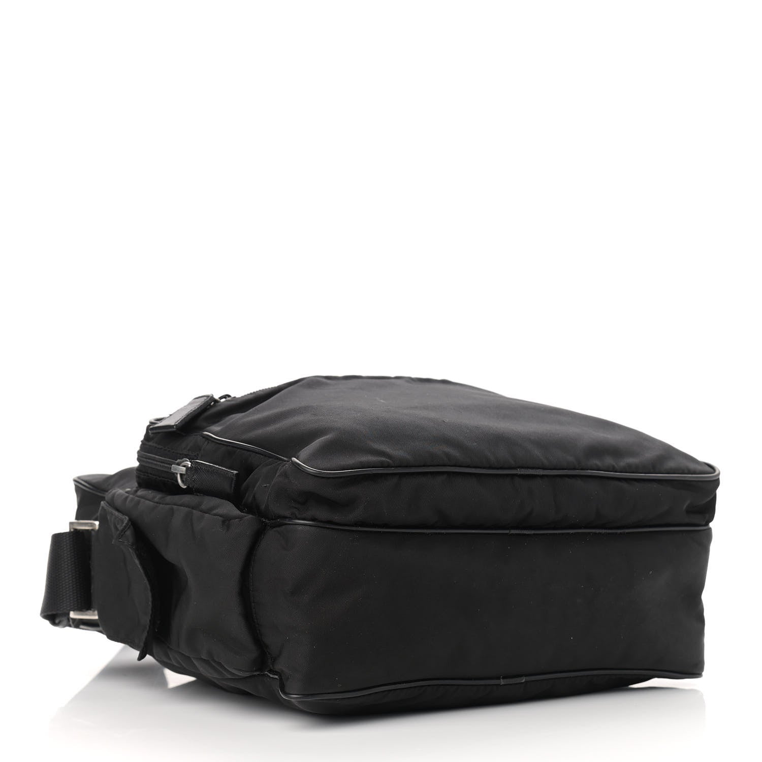 Prada Nylon Messenger Bag Black 4 of 10