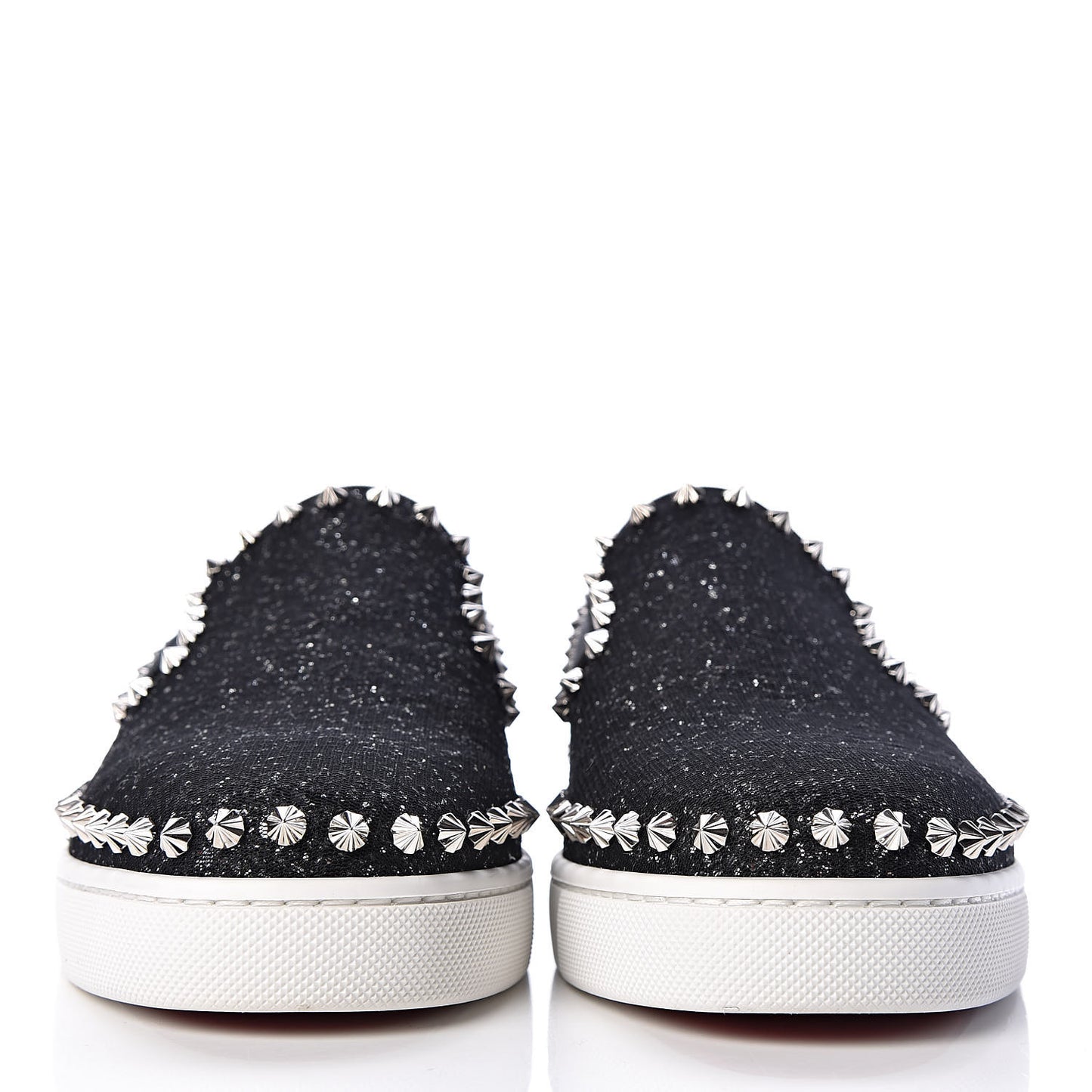 Glitter Tennis Spikes Womens Pik Boat Sneakers 37.5 Black