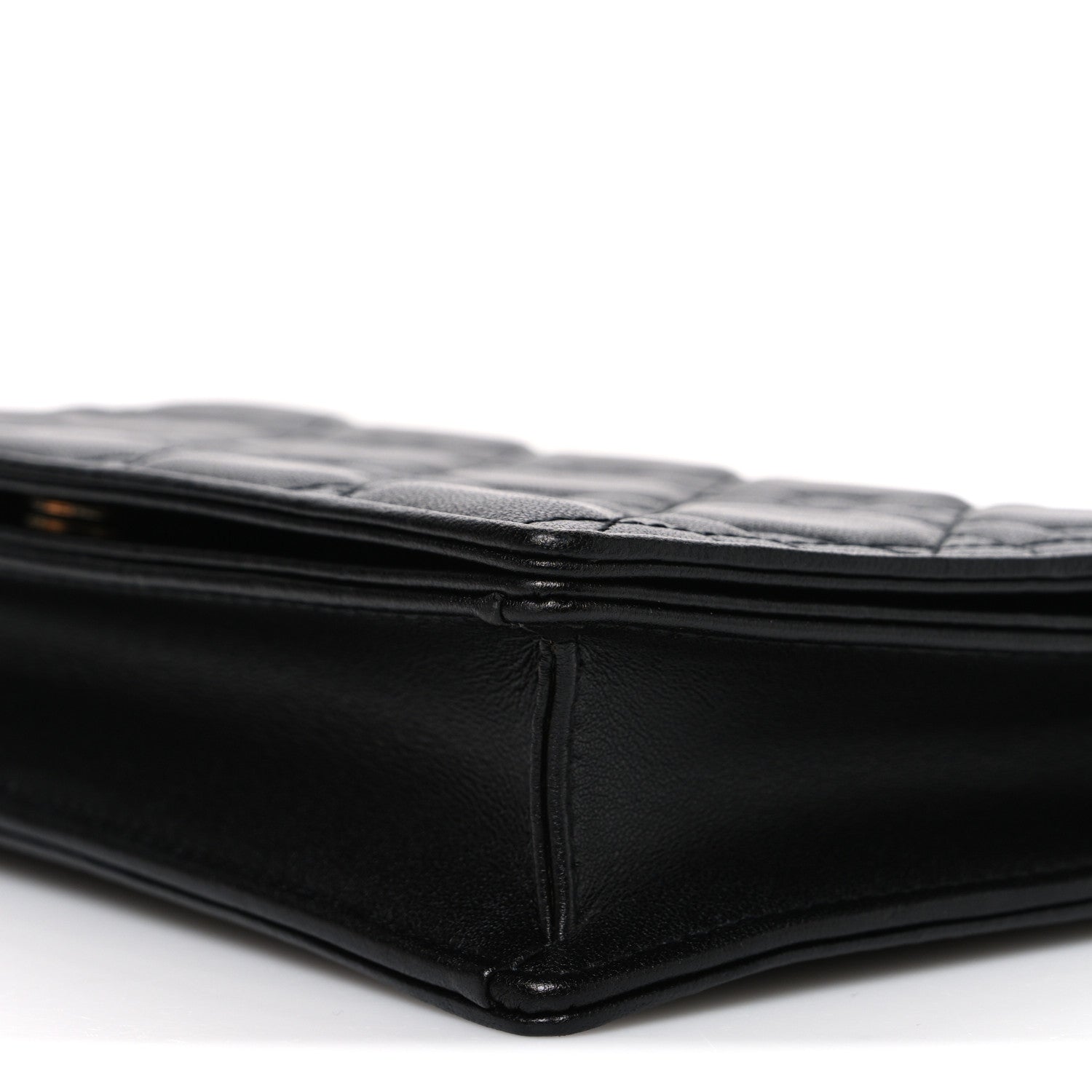 Christian Dior Lambskin Cannage Lady Dior Pouch Black 11 of 12