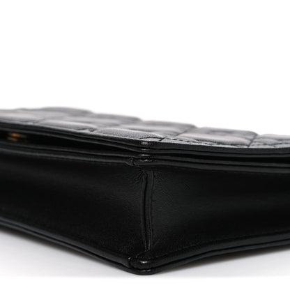 Christian Dior Lambskin Cannage Lady Dior Pouch Black 11 of 12