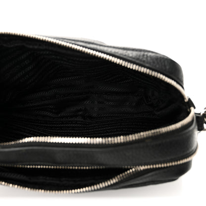 Prada Vitello Daino Soft Camera Crossbody Black 5 of 11