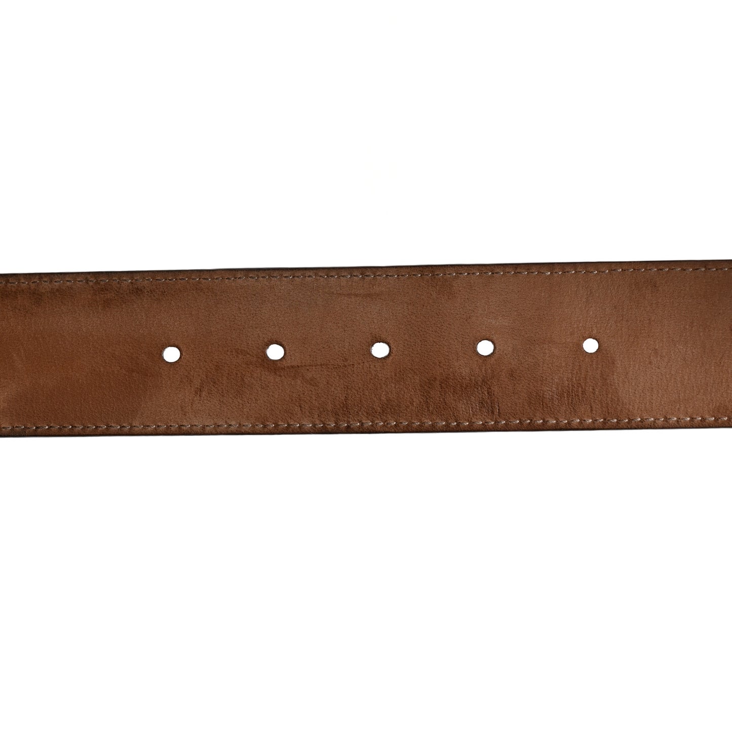 GG Supreme Monogram Selleria Calfskin Interlocking G 40mm Belt 90 36 Beige Ebony Cocoa