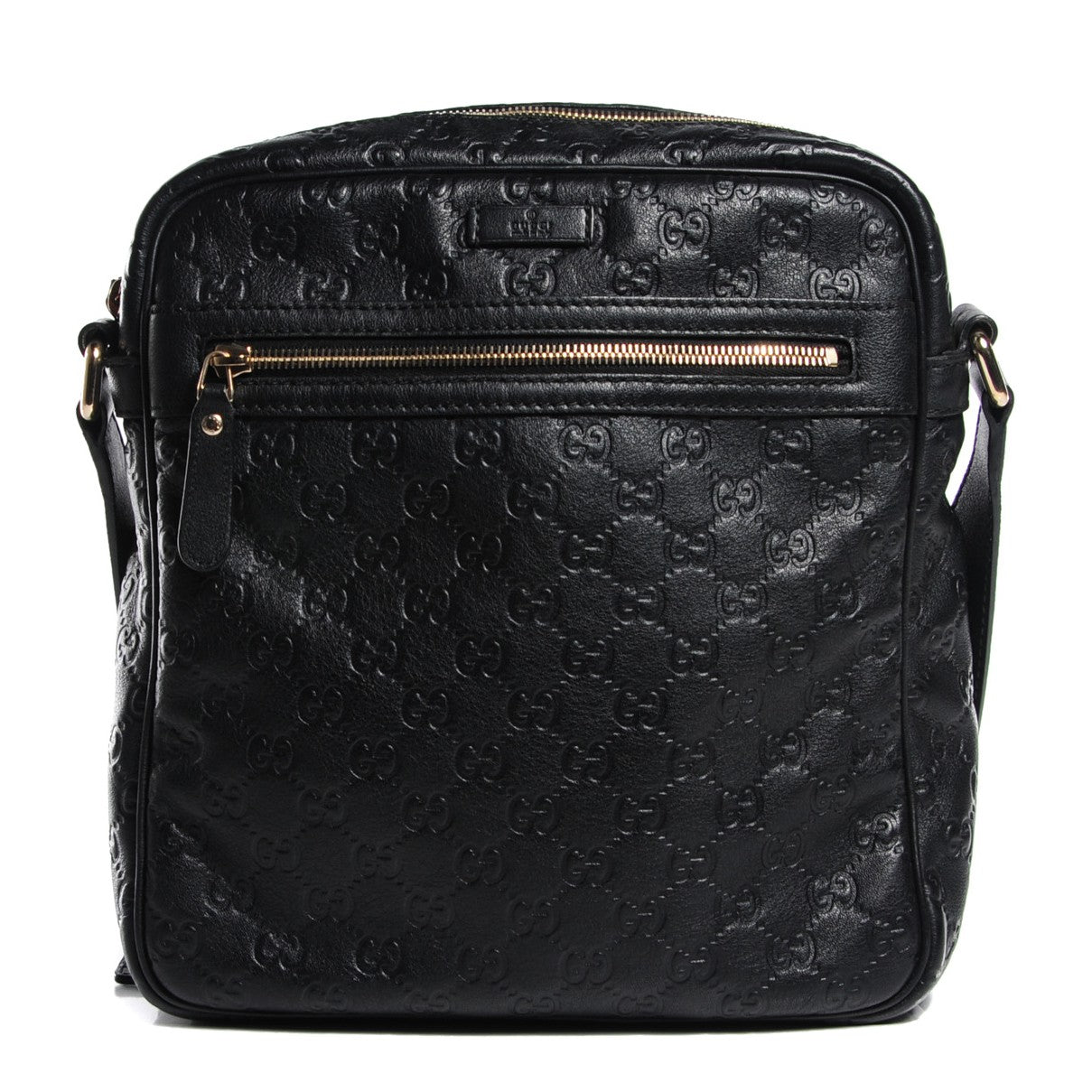 Guccissima Medium Shoulder Bag Black