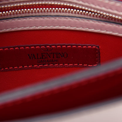 Valentino Garavani Nappa Rockstud Wristlet Clutch Poudre 6 of 8