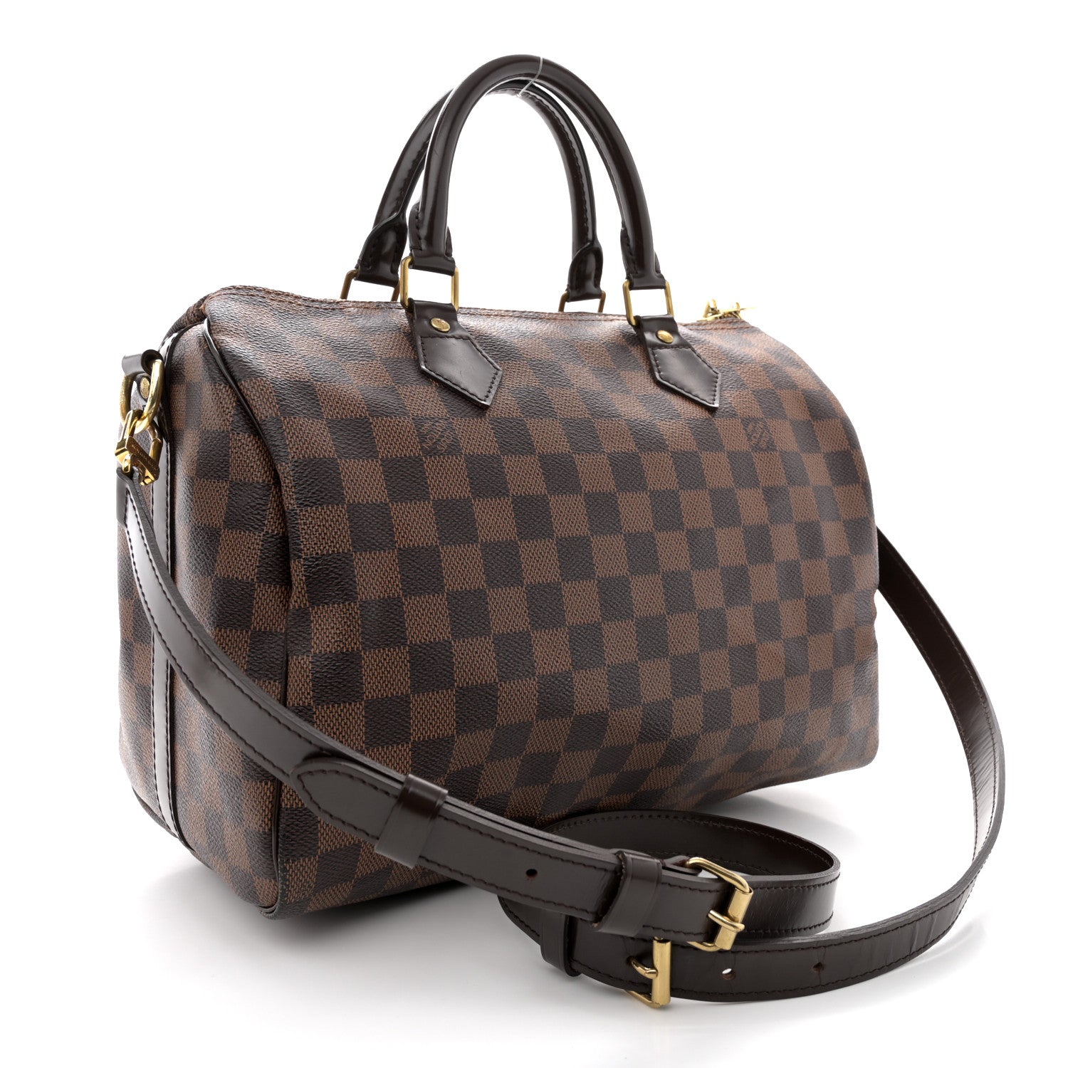 Louis Vuitton Damier Ebene Speedy Bandouliere 30 3 of 10