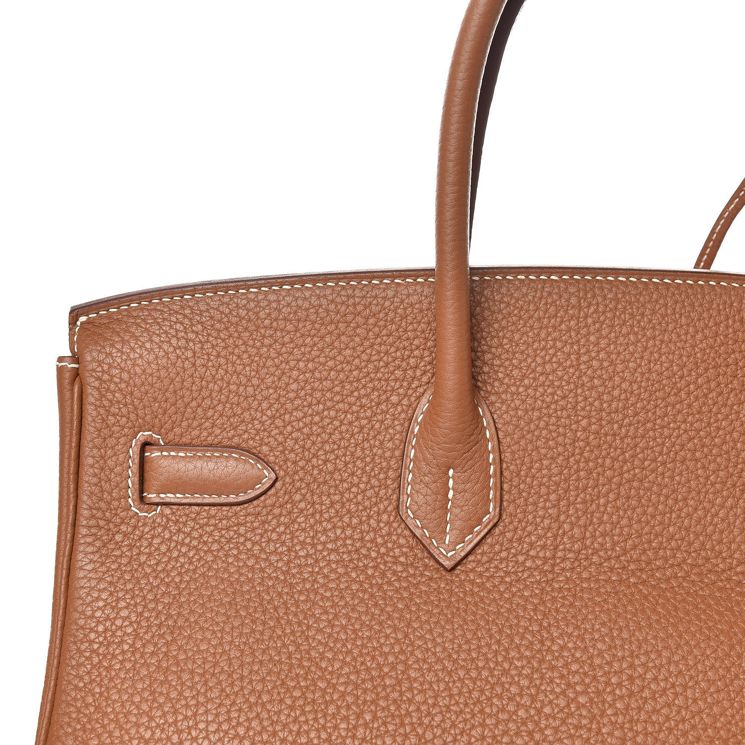 Hermes Taurillon Clemence Birkin 35 Gold 30 of 34