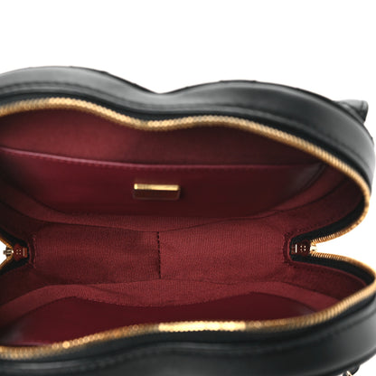 Chanel Lambskin Quilted CC In Love Heart Bag Black 5 of 9