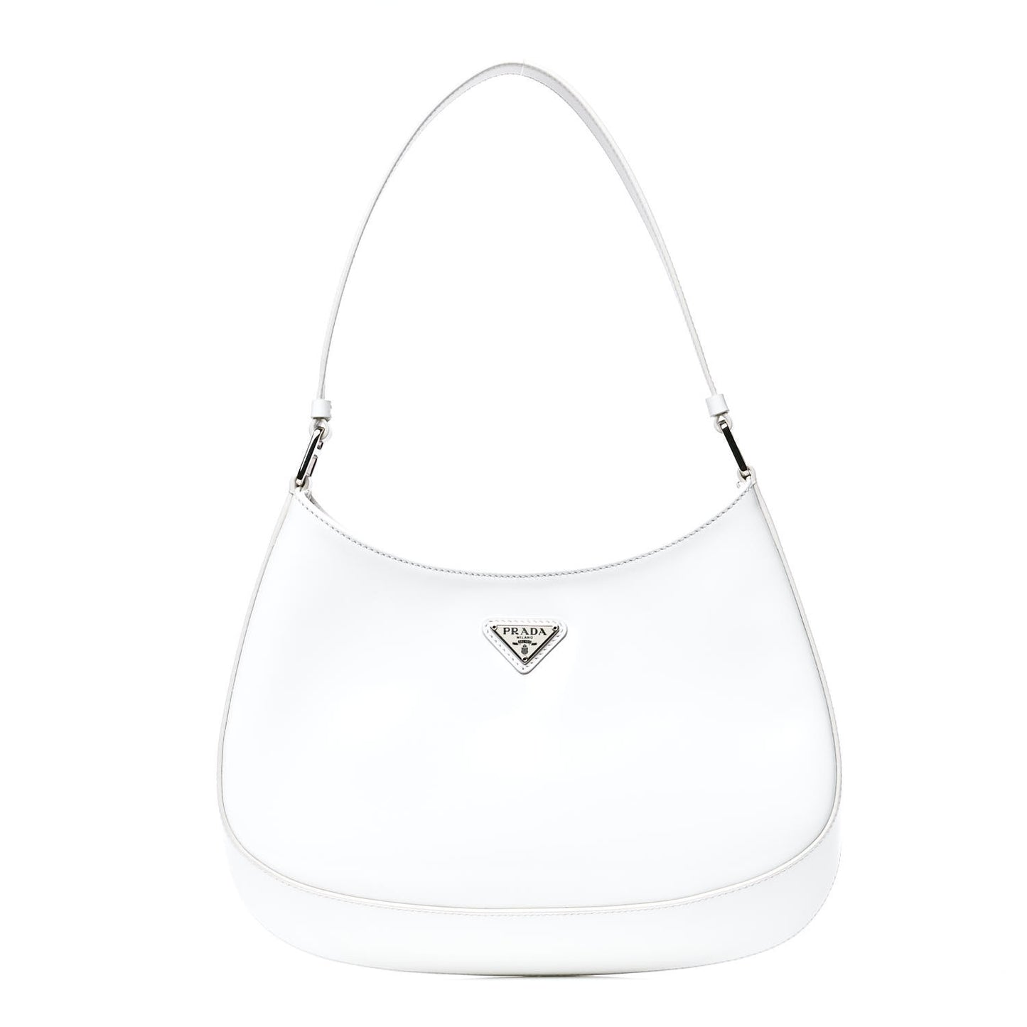 Spazzolato Cleo Shoulder Bag White