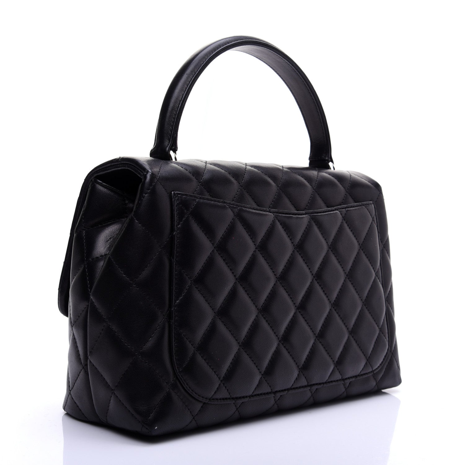 Chanel Lambskin Quilted Medium Kelly Flap Black 3 of 15