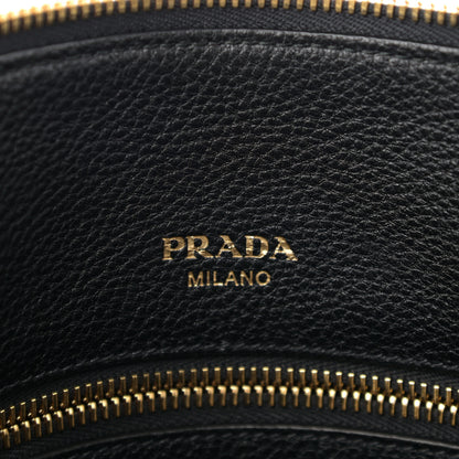 Prada Vitello Daino Shopping Tote Black 5 of 12