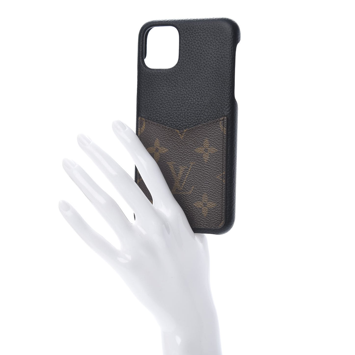 Monogram iPhone 11 Max Pro Bumper Black