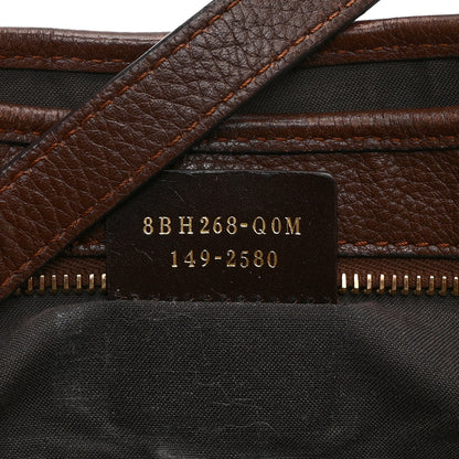 Fendi Zucca Vitello Artic Medium Shopping Tote Tobacco Castagna 9 of 13