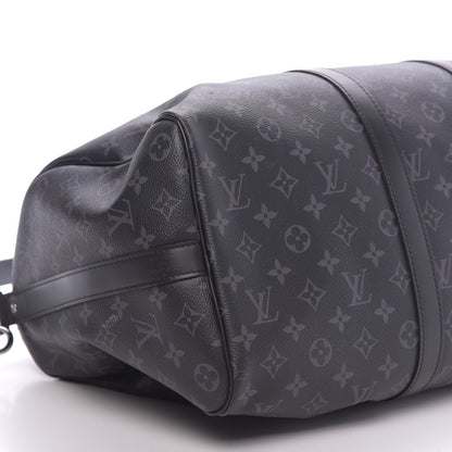Louis Vuitton Monogram Eclipse Keepall Bandouliere 45 5 of 12