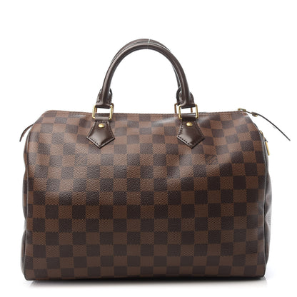 Louis Vuitton Damier Ebene Speedy 30 1 of 9