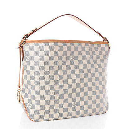 Louis Vuitton Damier Azur Delightful PM Pink 2 of 9