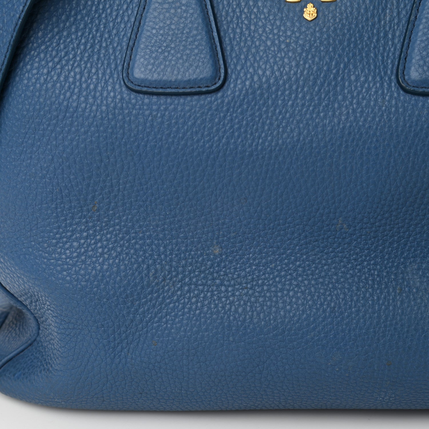 Prada Vitello Daino Tote Cobalto 14 of 16