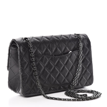 Chanel Aged Calfskin Quilted 2.55 Reissue 225 Flap So Black 3 of 12