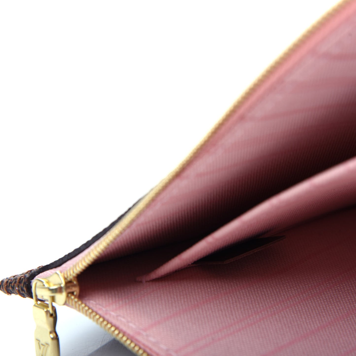 Damier Ebene Neverfull MM GM Pochette Rose Ballerine