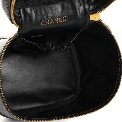 Chanel Caviar Vanity Cosmetic Case Black 5 of 8