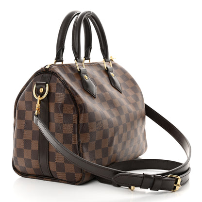 Louis Vuitton Damier Ebene Speedy Bandouliere 25 3 of 11