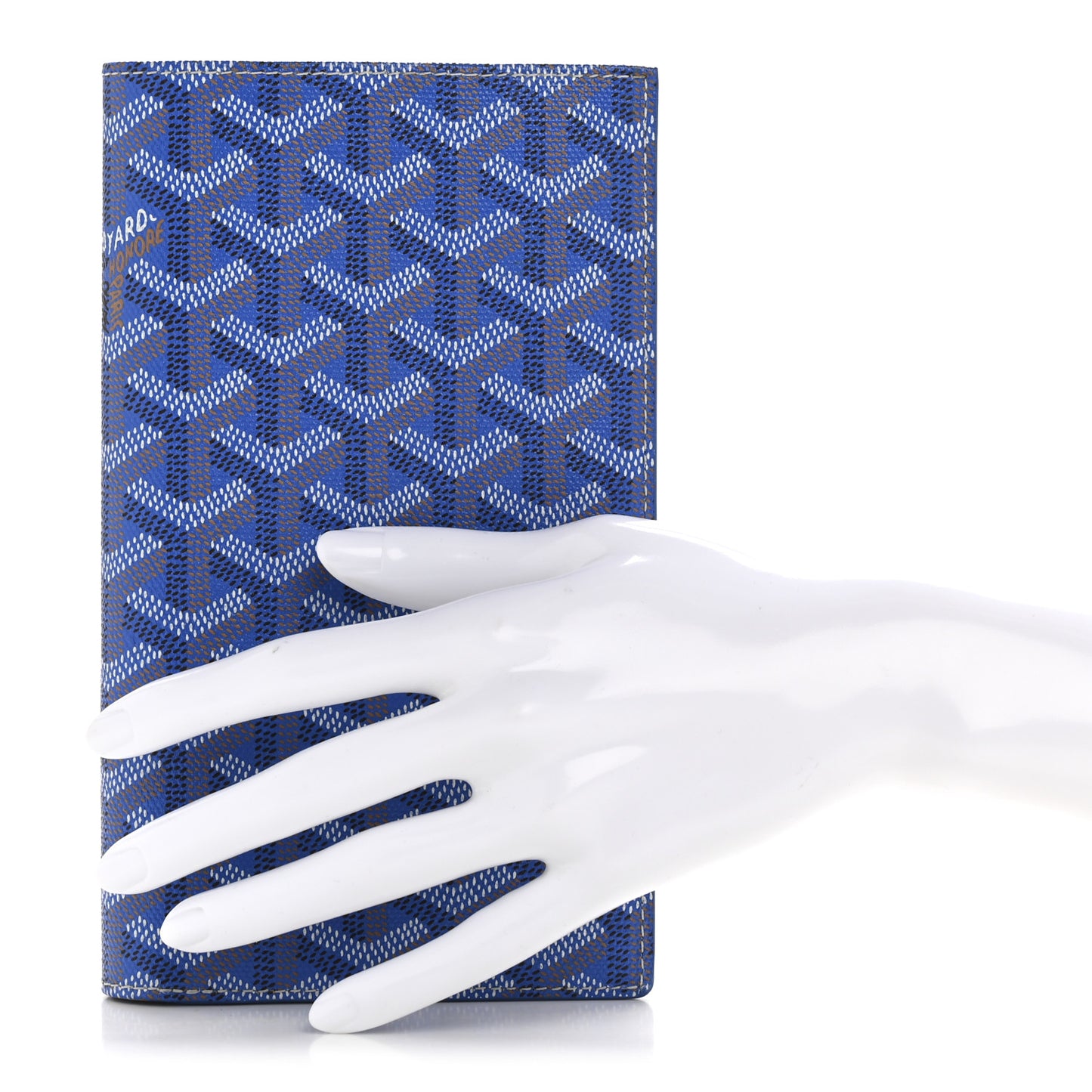 Goyardine Long Bi-Fold Wallet Sky Blue