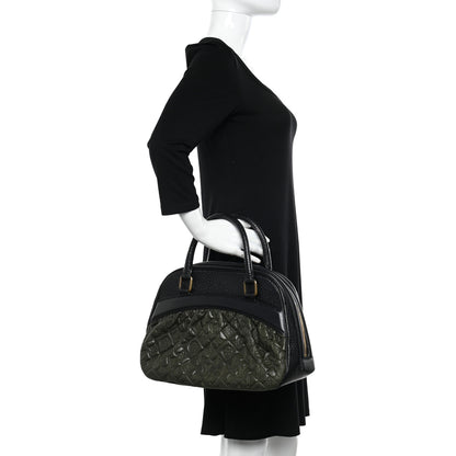 Louis Vuitton Lambskin Vienna Mizi Kaki 2 of 15