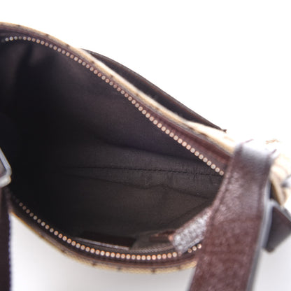 Gucci Monogram Flat Messenger Bag Dark Brown 5 of 8
