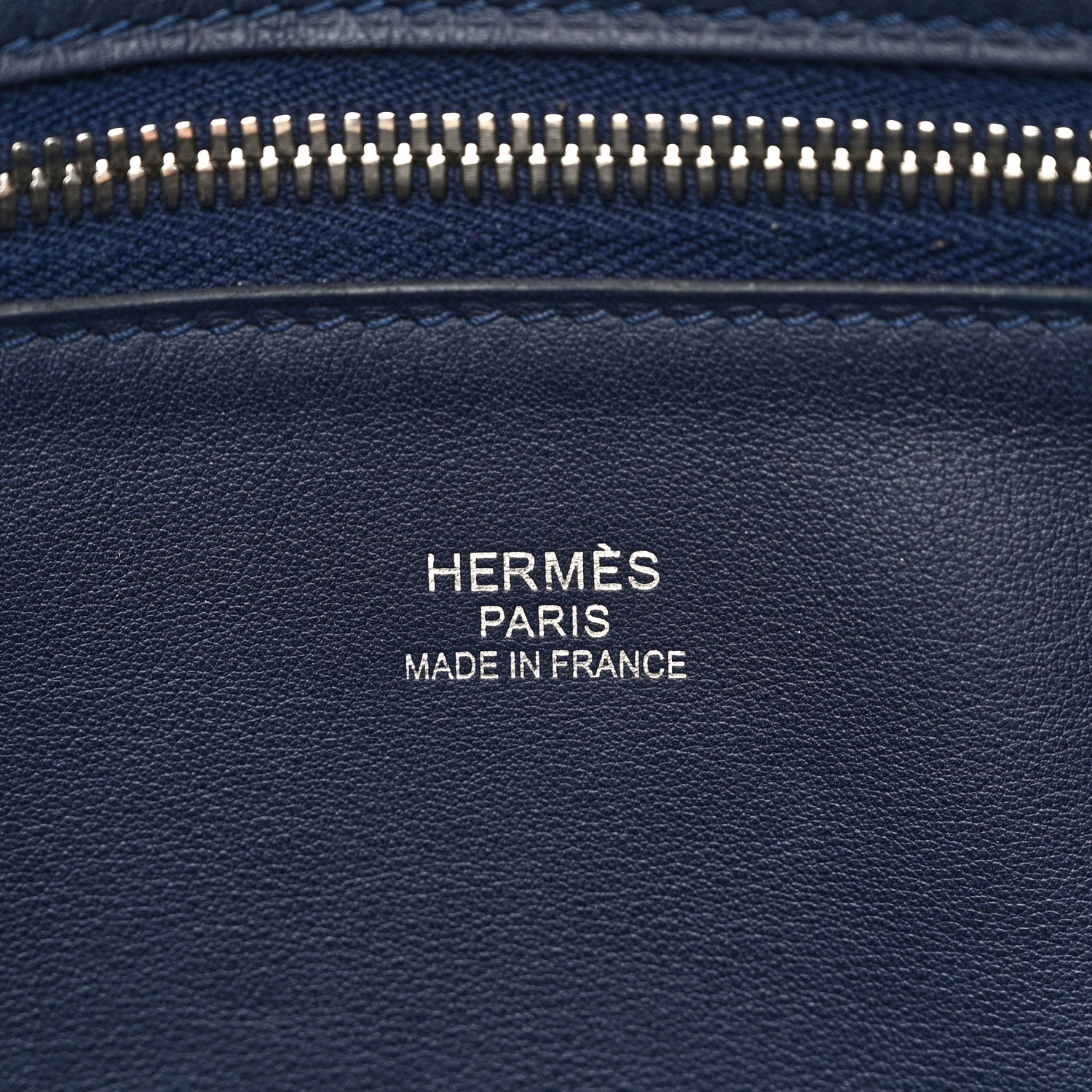 Hermes Togo Swift Endless Road Cityslide Belt Bag Bleu de Prusse 6 of 10