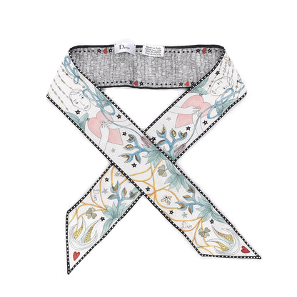 Christian Dior Silk L'Amoureux Mitzah Scarf 1 of 3