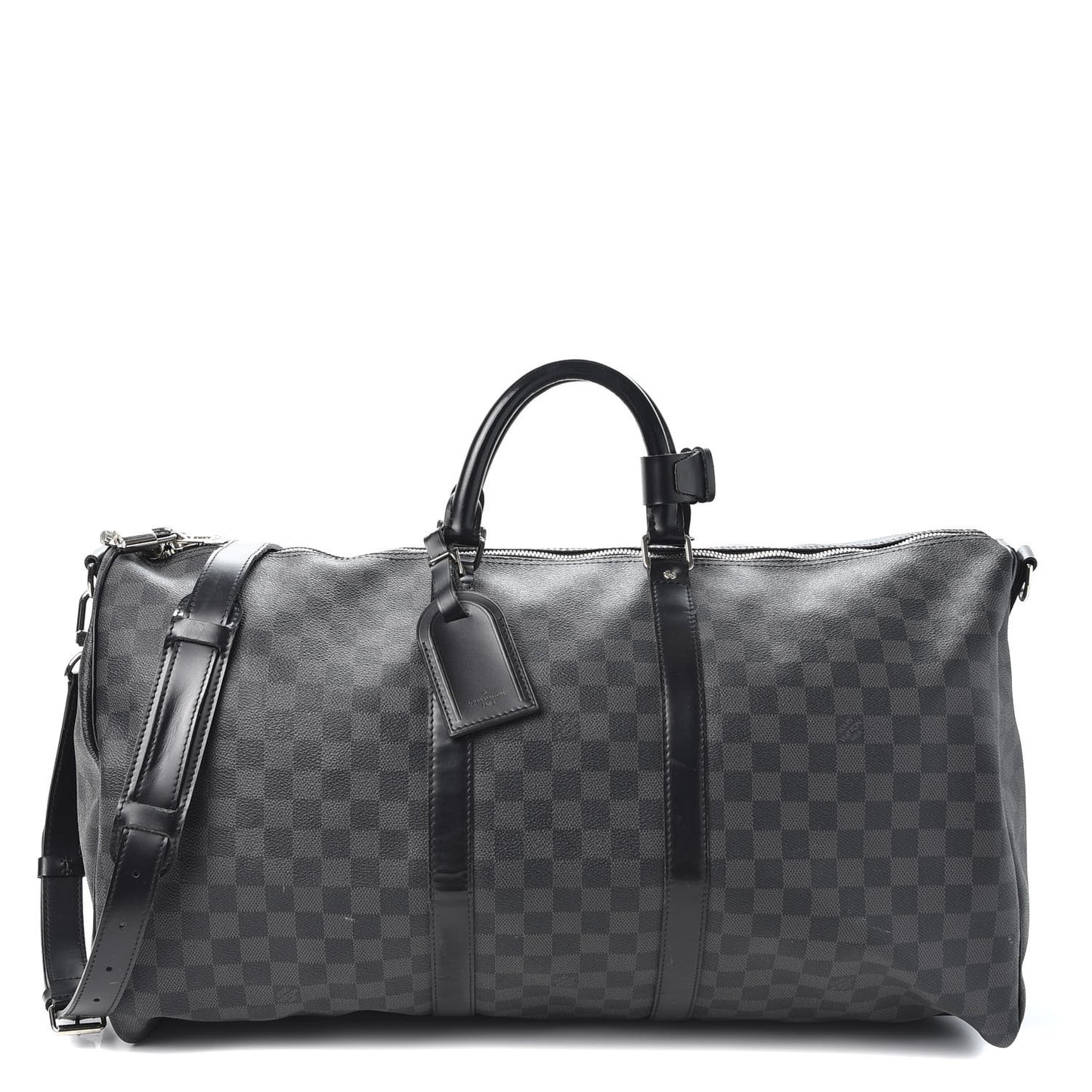 Damier Graphite Keepall Bandouliere 55