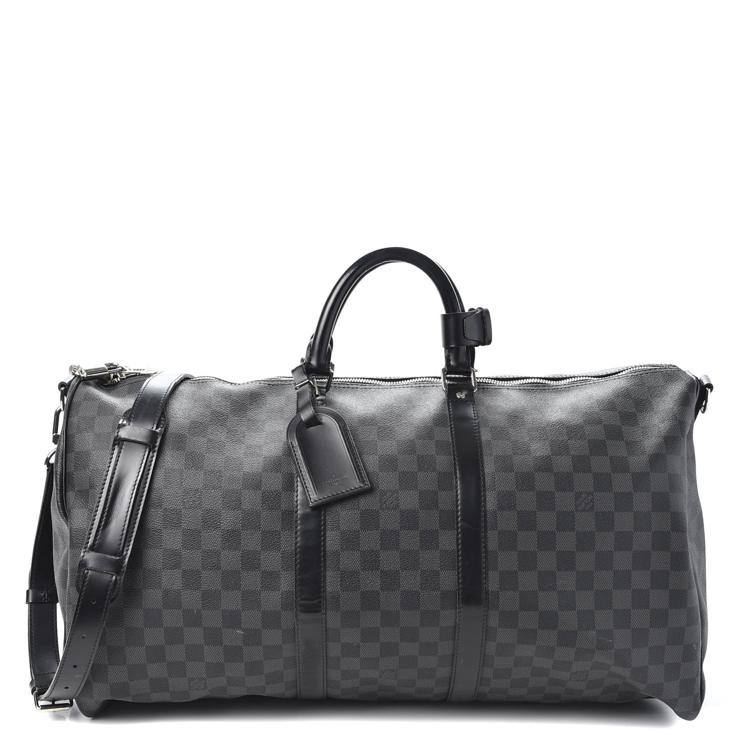 Louis Vuitton Damier Graphite Keepall Bandouliere 55 1 of 15