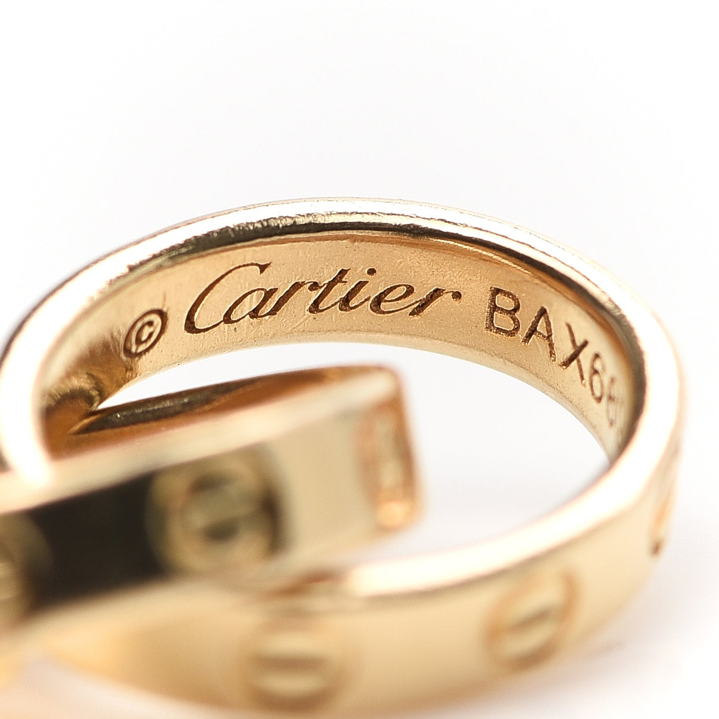 18K Yellow Gold Interlocking LOVE Bracelet