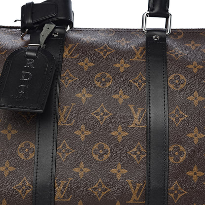 Louis Vuitton Monogram Macassar Keepall Bandouliere 45 11 of 11